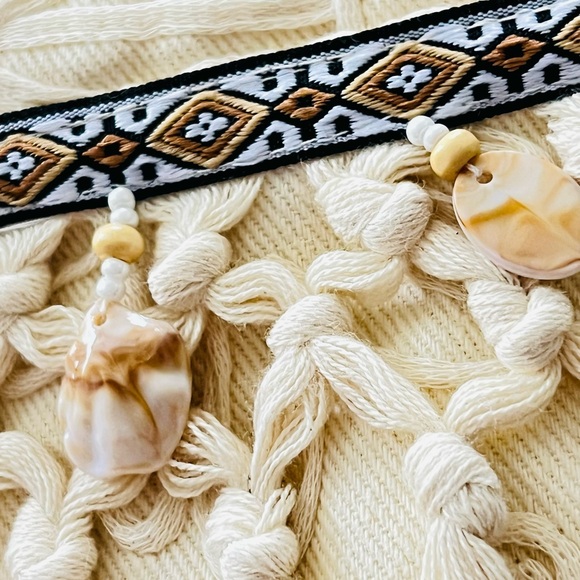 GALITA cream western vibes crop embellished jacket size medium - Picture 3 of 5